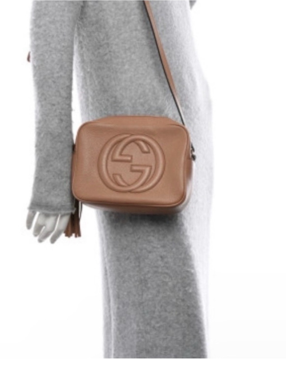 EXCELLENT CONDITION! Gucci Interlocking G Soho Disco Crossbody Leather Bag
